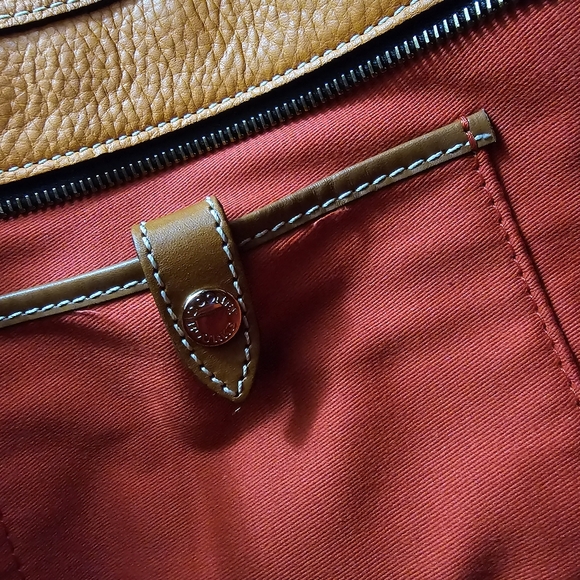 Dooney & Bourke Orange Lexington Tote - Picture 7 of 11